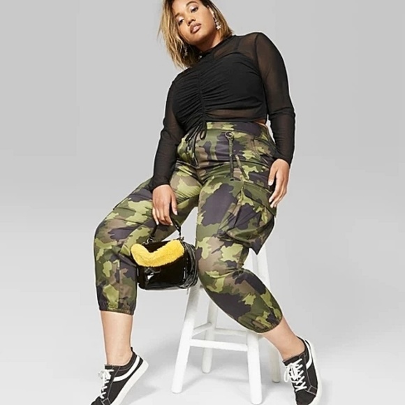 Wild Fable - Camo Print Cargo Pants - Picture 2 of 3